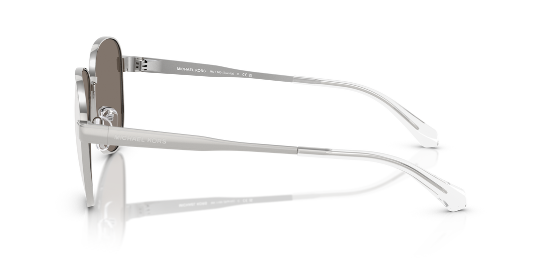 Sonnenbrillen michael kors mk1160 biarritz 18936g plateado pilot femenino größe 61mm - Detailansicht