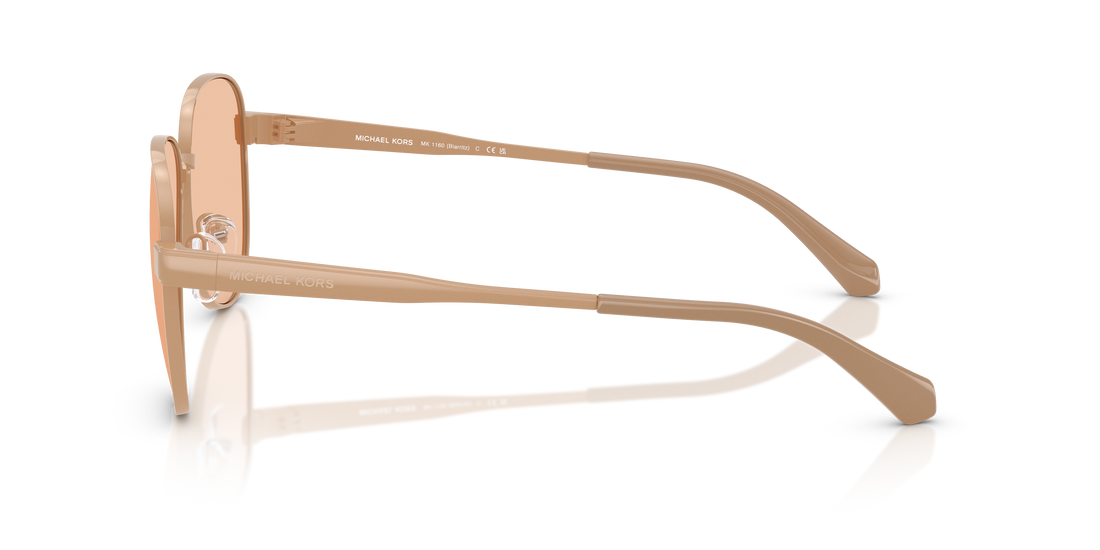 Sonnenbrillen michael kors mk1160 biarritz 190073 marrón pilot femenino größe 59mm - Detailansicht