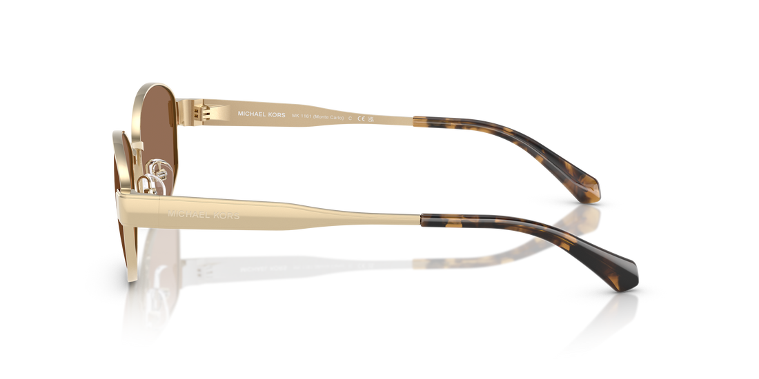 Occhiali da sole michael kors mk1161 monte carlo 101473 oro oval femenino taglia 56mm - Vista dettagliata
