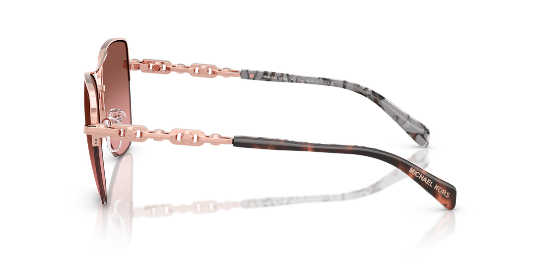 Occhiali da sole michael kors mk1163 dorado beach 110811 rosa square femenino taglia 57mm - Vista dettagliata