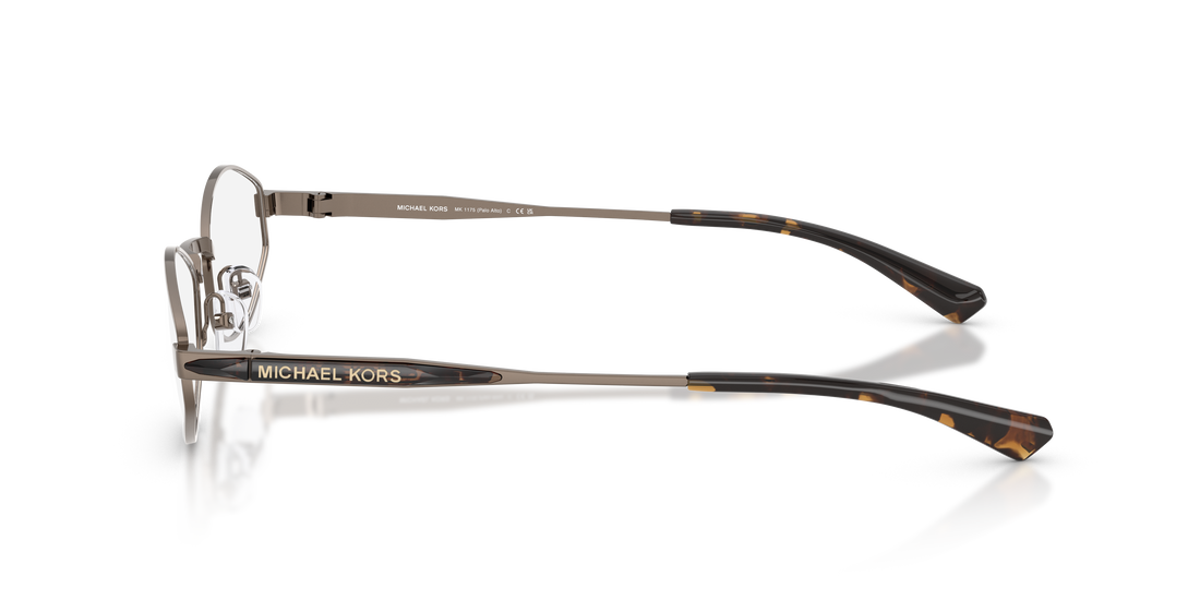 Gafas de sol michael kors mk1175 palo alto 19070l gris oval masculino talla 56mm - Vista de detalle