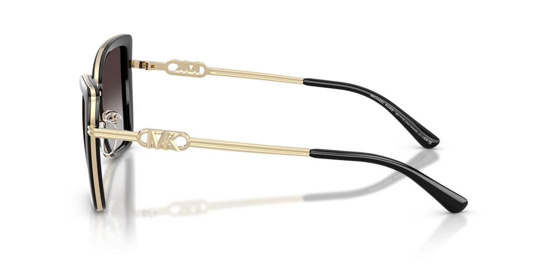 Occhiali da sole michael kors mk1178 sea island 30058g negro butterfly femenino taglia 55mm - Vista dettagliata