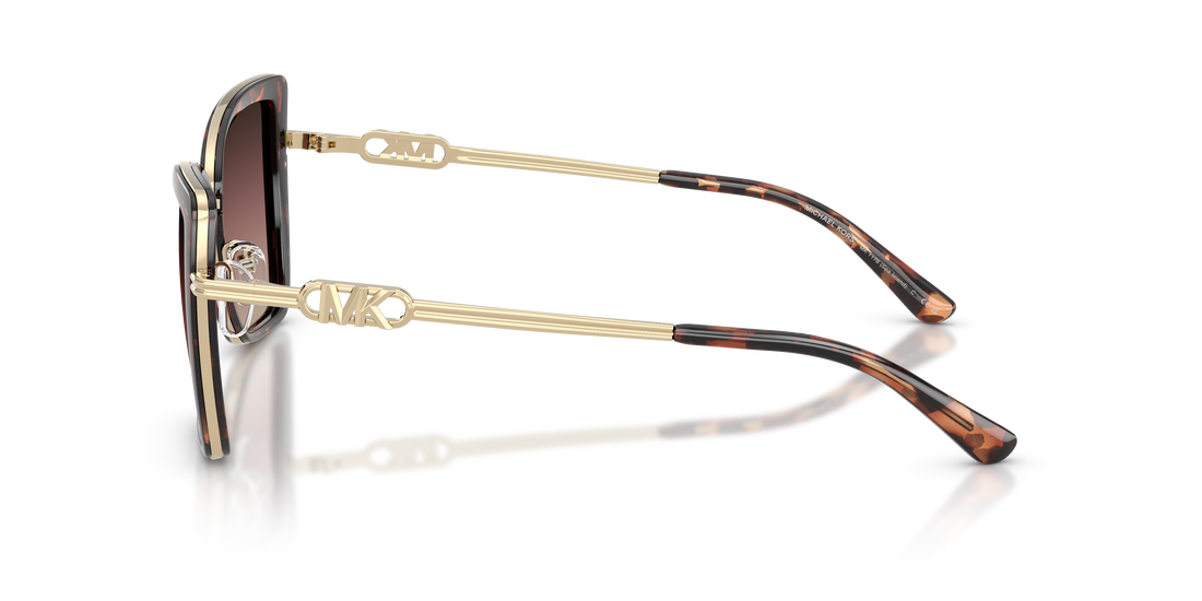 Occhiali da sole michael kors mk1178 sea island 4031e2 havana butterfly femenino taglia 55mm - Vista dettagliata