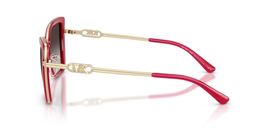 Occhiali da sole michael kors mk1178 sea island 40578g rojo butterfly femenino taglia 55mm - Vista dettagliata