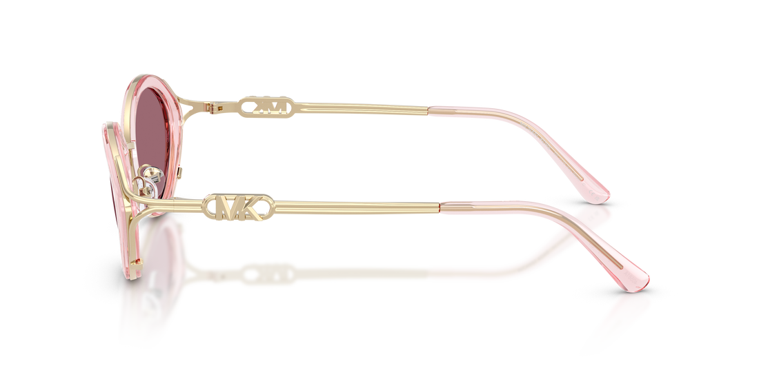 Occhiali da sole michael kors mk1179 key west 40581a rosa oval femenino taglia 53mm - Vista dettagliata