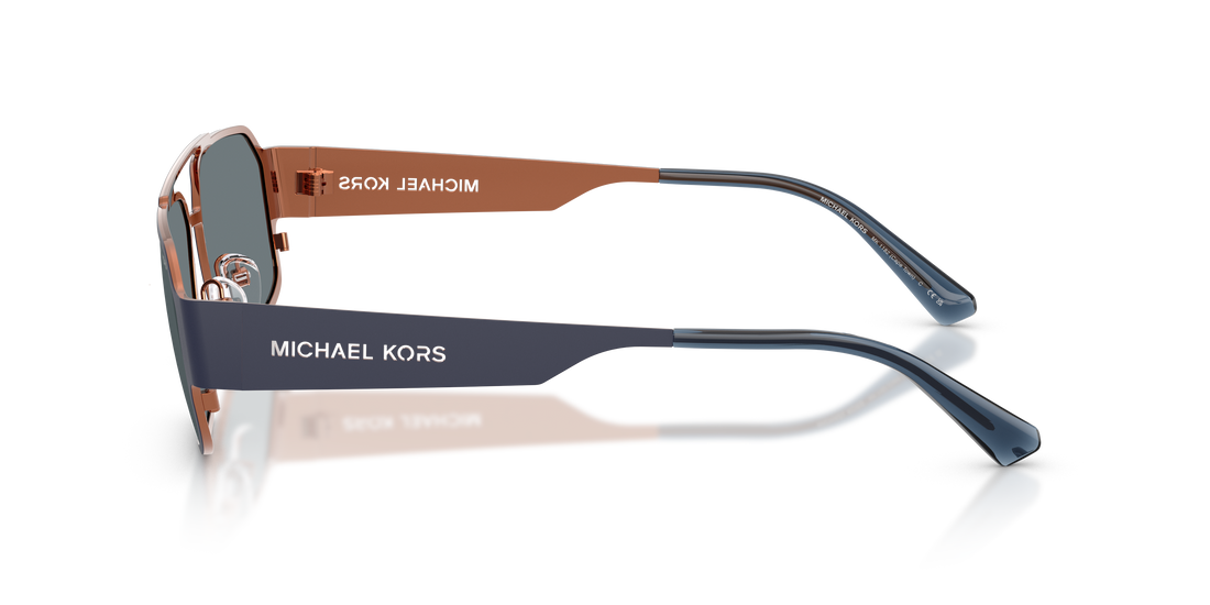 Occhiali da sole michael kors mk1182 cape town 12076g azul rectangular masculino taglia 58mm - Vista dettagliata