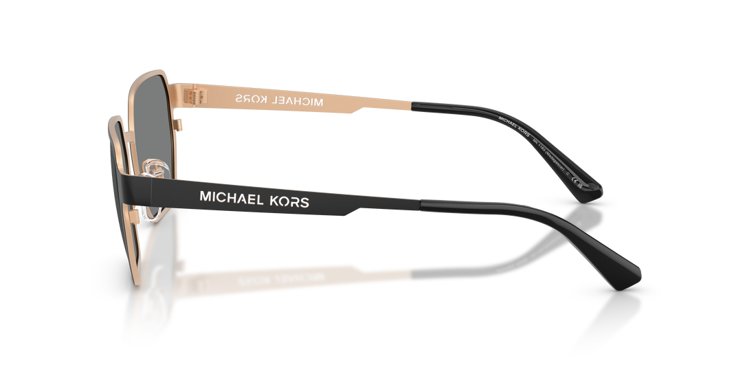 Occhiali da sole michael kors mk1183 madagascar 100587 negro irregular masculino taglia 55mm - Vista dettagliata