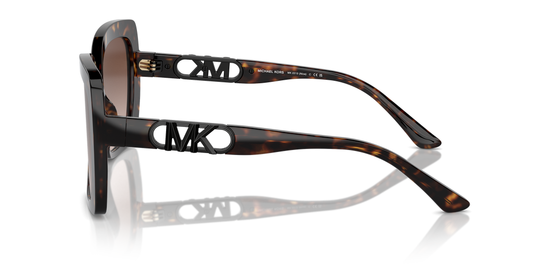 Occhiali da sole michael kors mk2213 nice 300613 havana square femenino taglia 57mm - Vista dettagliata