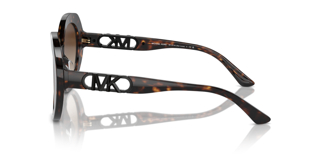 Sonnenbrillen michael kors mk2214u san lucas 300613 havana round femenino größe 56mm - Detailansicht