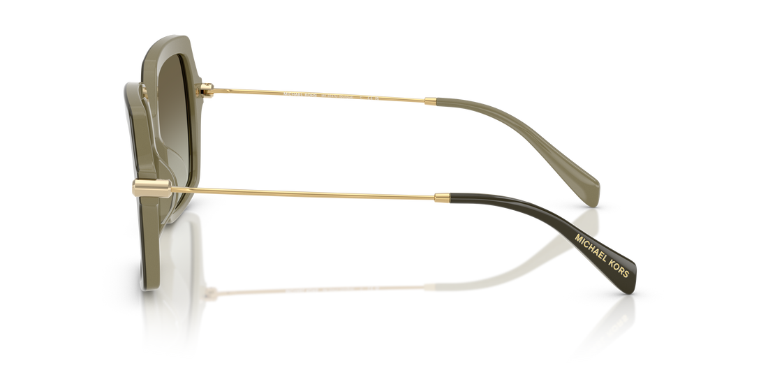 Gafas de sol michael kors mk2247u quogue 40193m verde square femenino talla 55mm - Vista de detalle