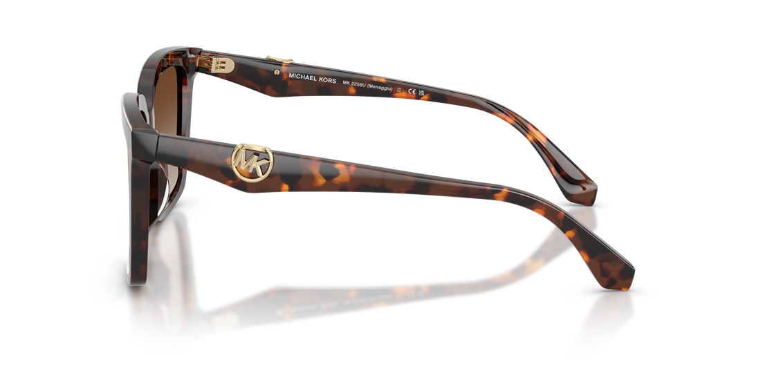 Sunglasses michael kors mk2256u menaggio 4031ao havana square femenino size 55mm - Detailed view