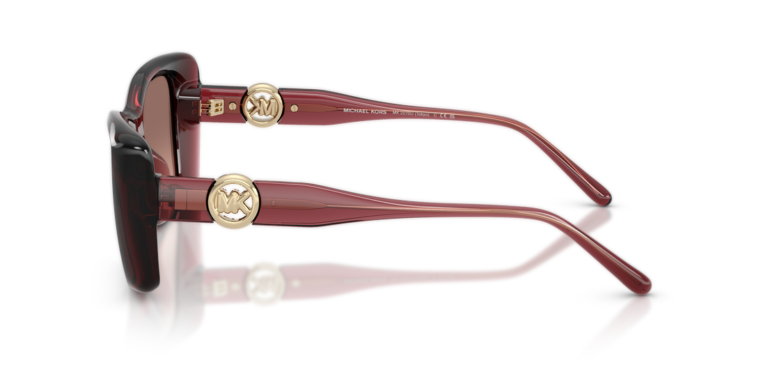 Occhiali da sole michael kors mk2270u tokyo 317513 marron square femenino taglia 53mm - Vista dettagliata