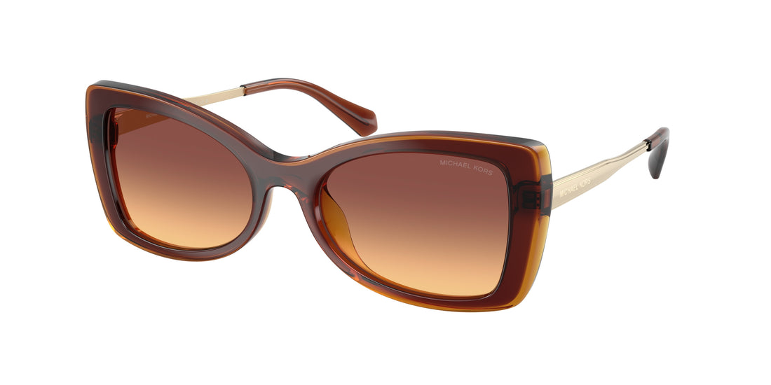 Sunglasses michael kors mk2272u malaga 311378 marron butterfly femenino size 53mm - Main view