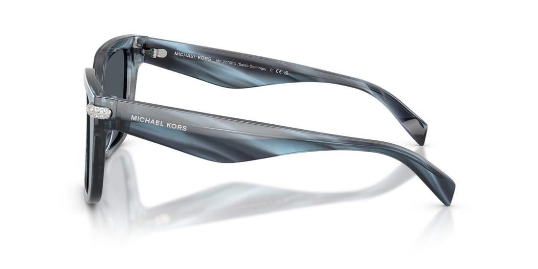 Occhiali da sole michael kors mk2275bu santo domingo 405487 azul square femenino taglia 54mm - Vista dettagliata