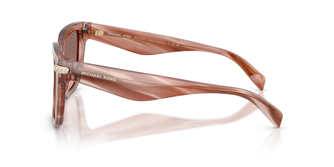 Sunglasses michael kors mk2275bu santo domingo 405613 rosa square femenino size 52mm - Detailed view