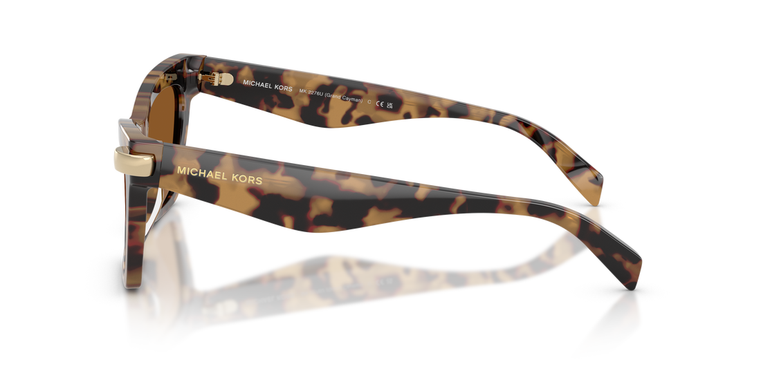 Sunglasses michael kors mk2276u grand cayman 393073 havana cat eye femenino size 54mm - Detailed view