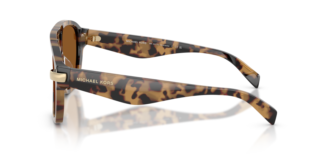 Occhiali da sole michael kors mk2277u grenada 393073 havana pilot femenino taglia 56mm - Vista dettagliata