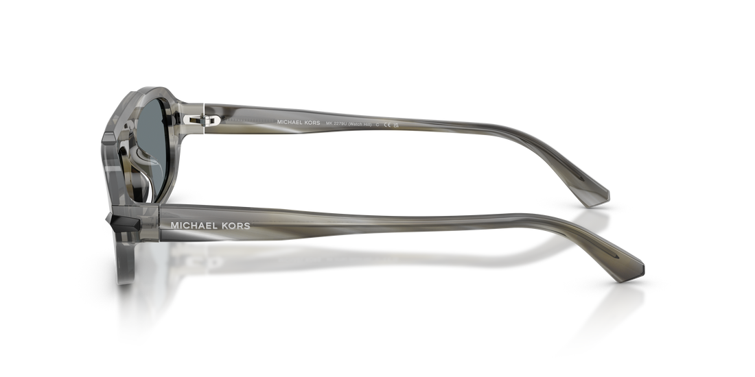 Occhiali da sole michael kors mk2279u watch hill 40476g marron oval masculino taglia 55mm - Vista dettagliata