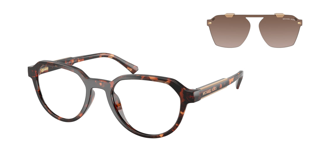 Sunglasses michael kors mk2280u lanai 300613 havana irregular masculino size 52mm - Main view