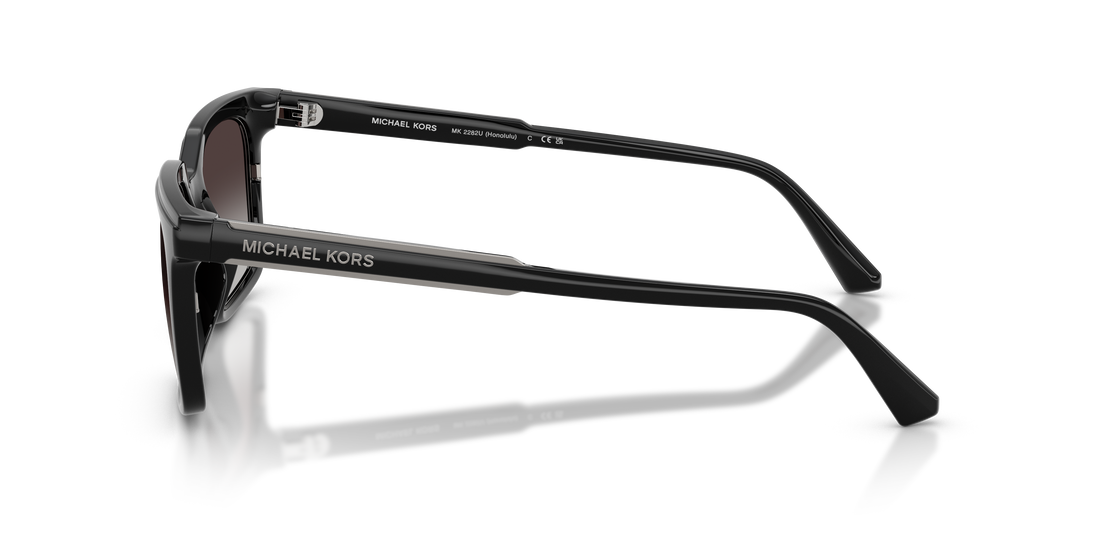 Sunglasses michael kors mk2282u honolulu 30058g negro square masculino size 55mm - Detailed view