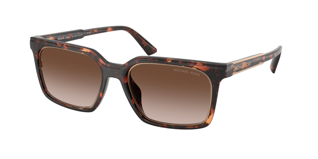 Sunglasses michael kors mk2282u honolulu 300613 havana square masculino size 55mm - Main view