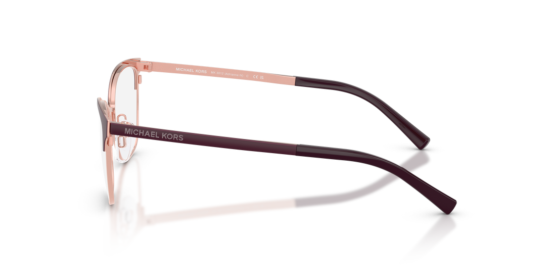 Óculos graduados michael kors mk3012 adrianna iv 1108 femenina tamanho 51mm - Vista de detalhe