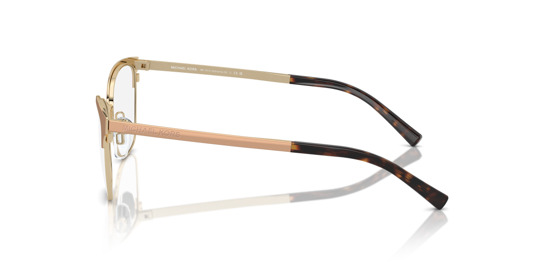 Prescription glasses michael kors mk3012 adrianna iv 1213 cobre cat eye femenina size 49mm - Detailed view