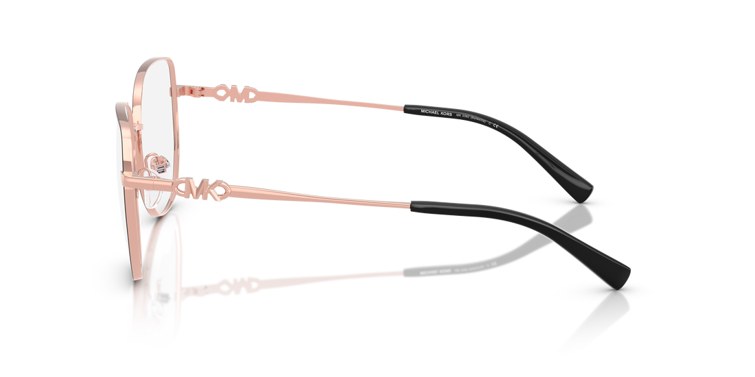 Prescription glasses michael kors mk3062 belleville 1903 negro square femenino size 54mm - Detailed view