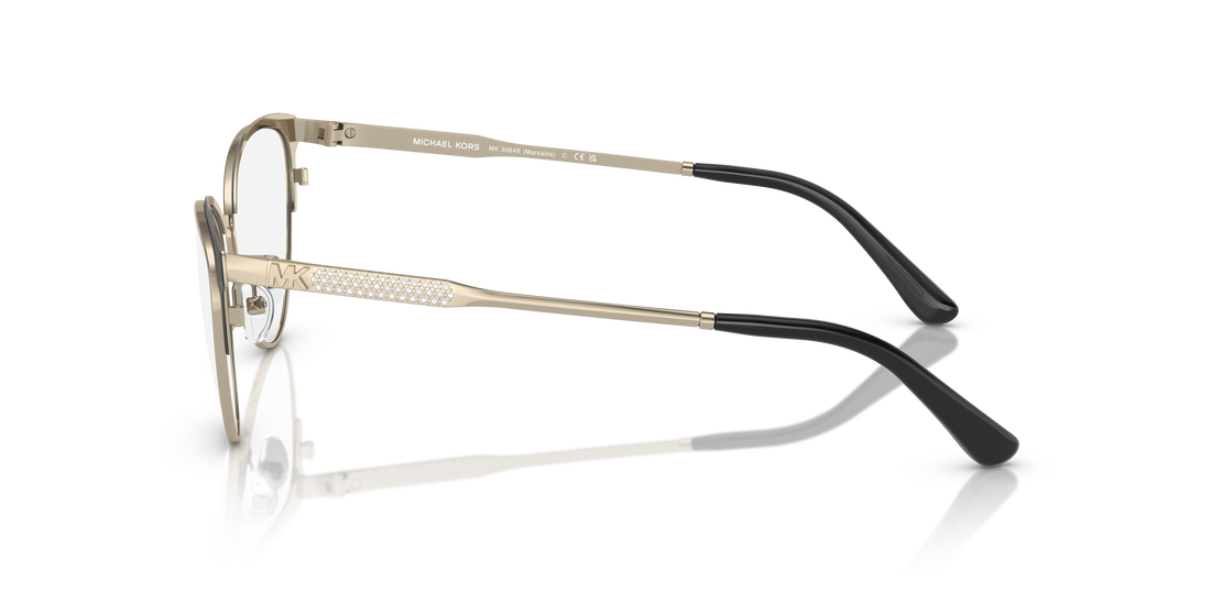 Óculos graduados michael kors mk3064b marsaille 1014 femenino tamanho 55mm - Vista de detalhe