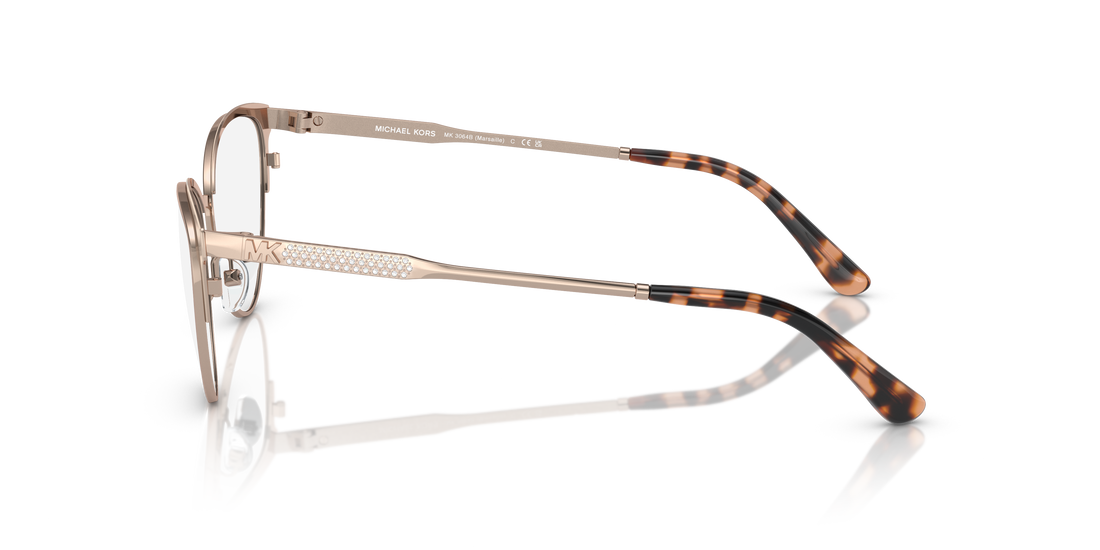 Óculos graduados michael kors mk3064b marsaille 1108 femenino tamanho 55mm - Vista de detalhe