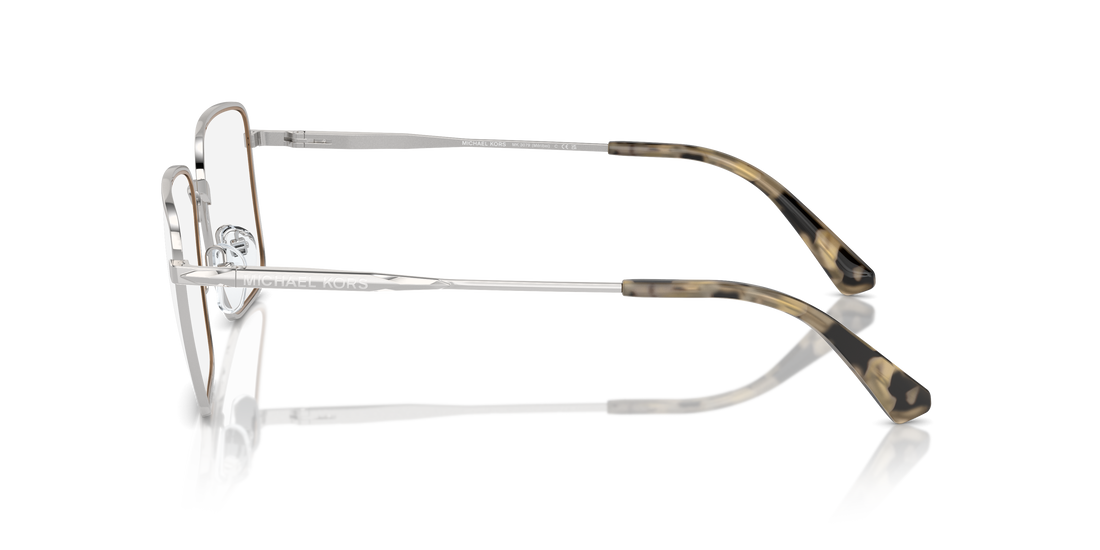 Prescription glasses michael kors mk3079 méribel 1893 plateado rectangular masculino size 56mm - Detailed view