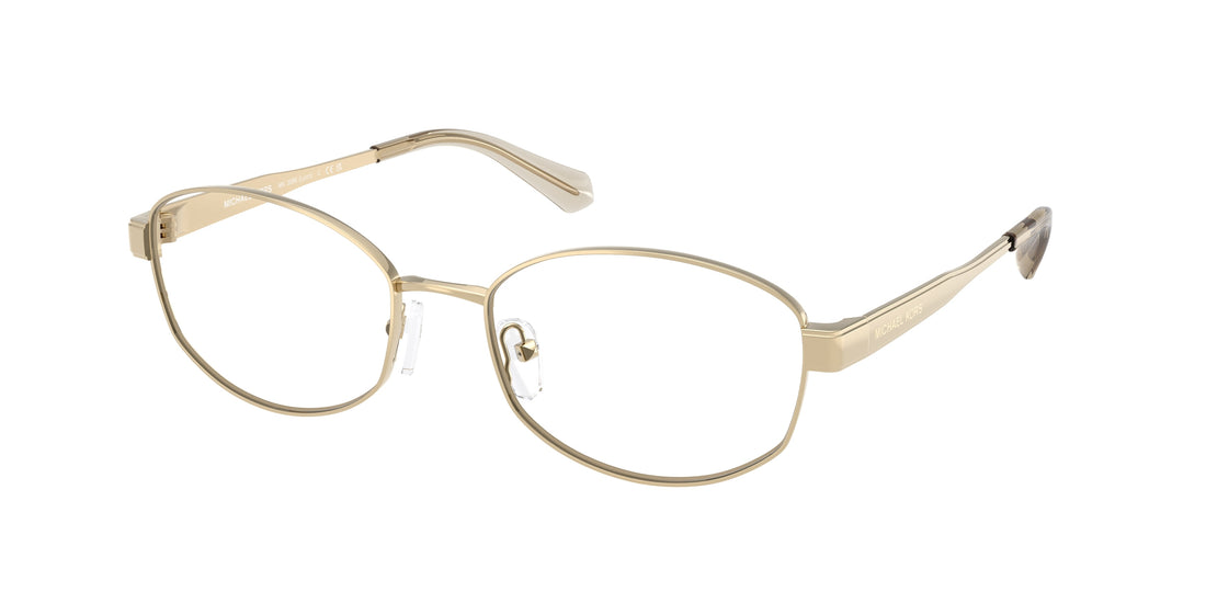 Gafas graduadas michael kors mk3086 lyon 1014 oro oval femenino talla 55mm - Vista principal