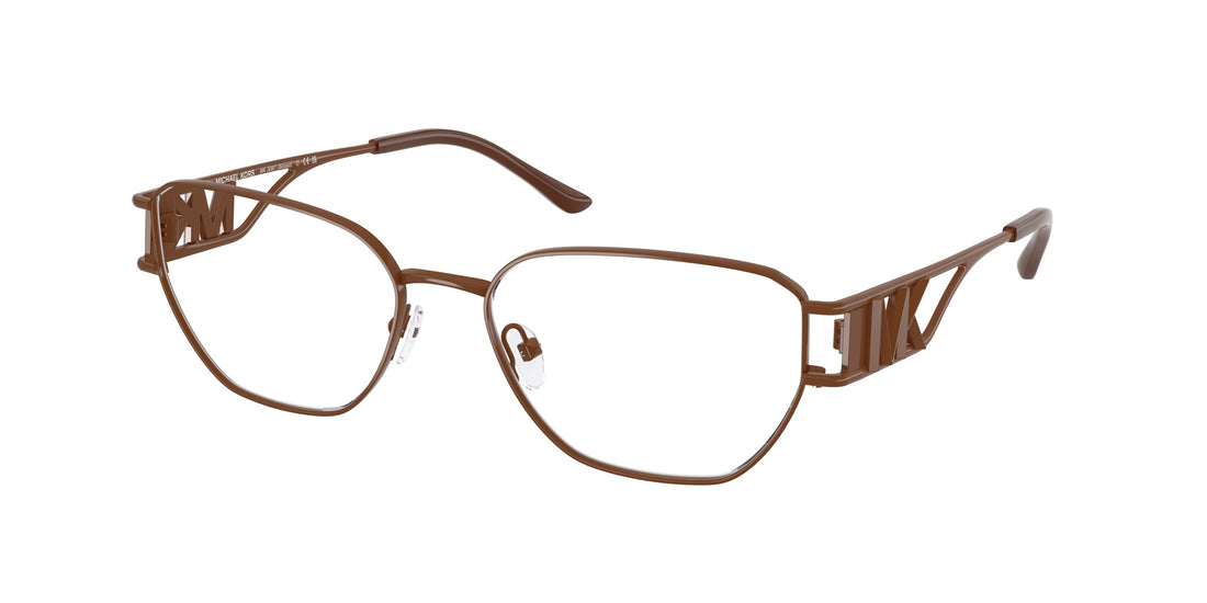 Prescription glasses michael kors mk3087 bilbao 1902 marron irregular femenina size 55mm - Main view