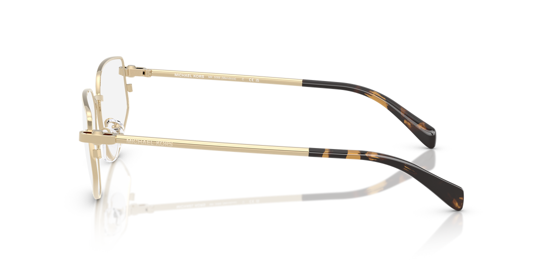 Gafas graduadas michael kors mk3088 mendoza 1014 oro irregular femenino talla 56mm - Vista de detalle