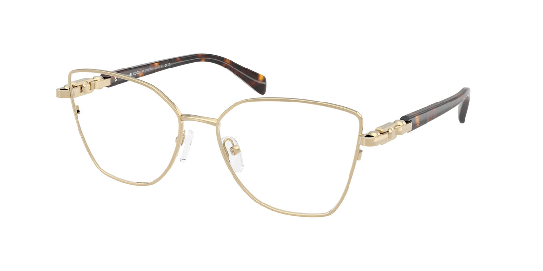 Gafas graduadas michael kors mk3090 nikki beach 1014 oro square femenino talla 53mm - Vista principal