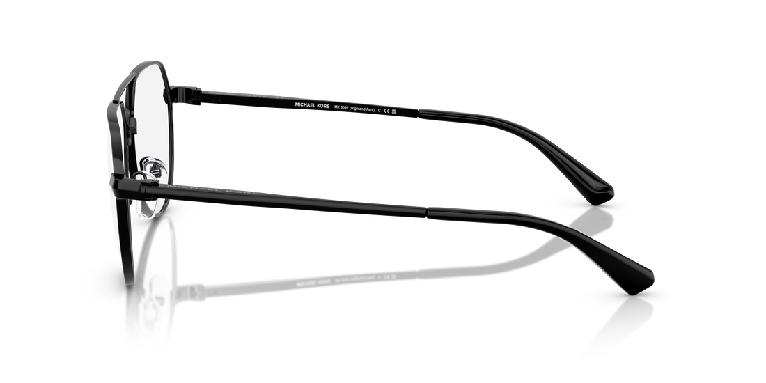Gafas graduadas michael kors mk3092 highland park 1005 negro pilot masculino talla 57mm - Vista de detalle