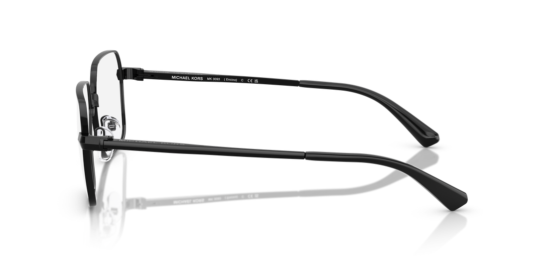 Lunettes de vue michael kors mk3093 encino 1005 negro square masculino taille 57mm - Vue détaillée