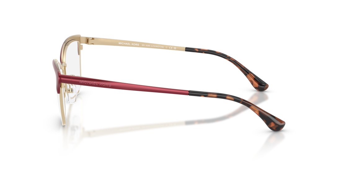 Lunettes de vue michael kors mk3096 lexington 1904 violeta square femenino taille 52mm - Vue détaillée