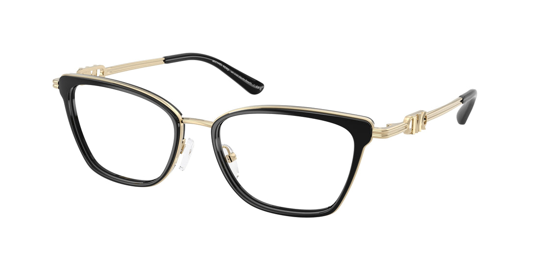 Prescription glasses michael kors mk3102 myrtle beach 3005 negro rectangular femenino size 49mm - Main view