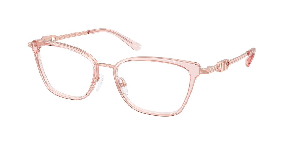Prescription glasses michael kors mk3102 myrtle beach 3101 rosa rectangular femenino size 49mm - Main view