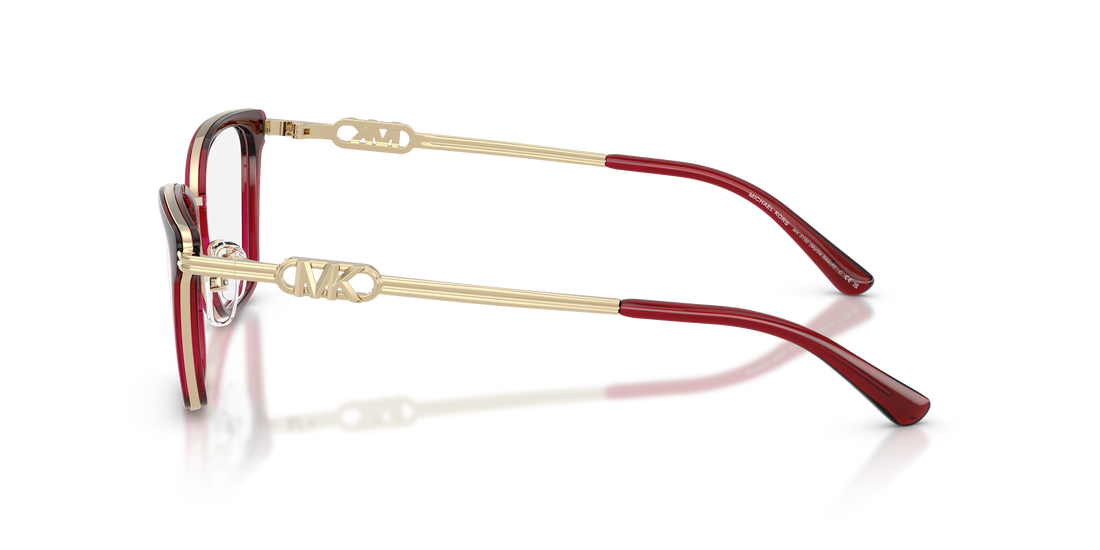 Prescription glasses michael kors mk3102 myrtle beach 3949 marron rectangular femenino size 54mm - Detailed view