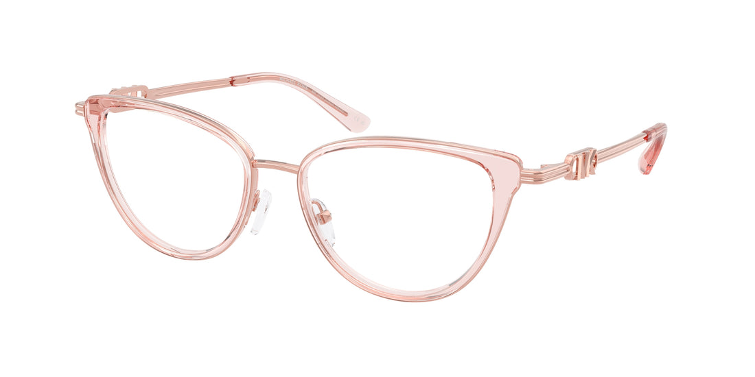 Prescription glasses michael kors mk3103 hilton head 3101 rosa cat eye femenino size 53mm - Main view