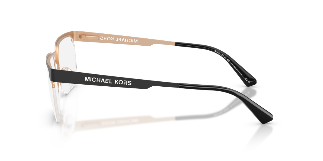 Prescription glasses michael kors mk3106 zambia 1005 negro rectangular masculino size 58mm - Detailed view