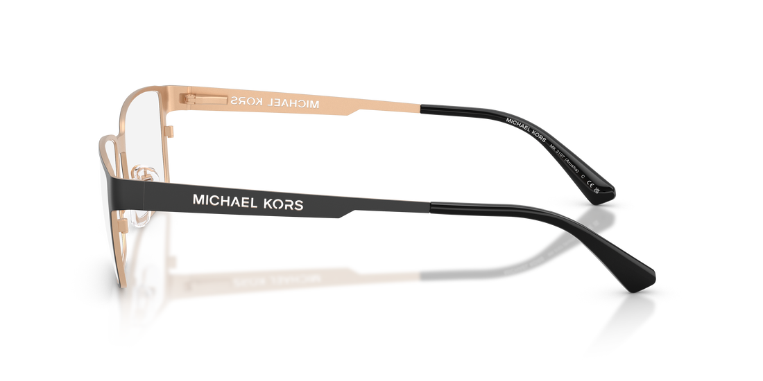 Prescription glasses michael kors mk3107 arusha 1005 negro rectangular masculino size 54mm - Detailed view