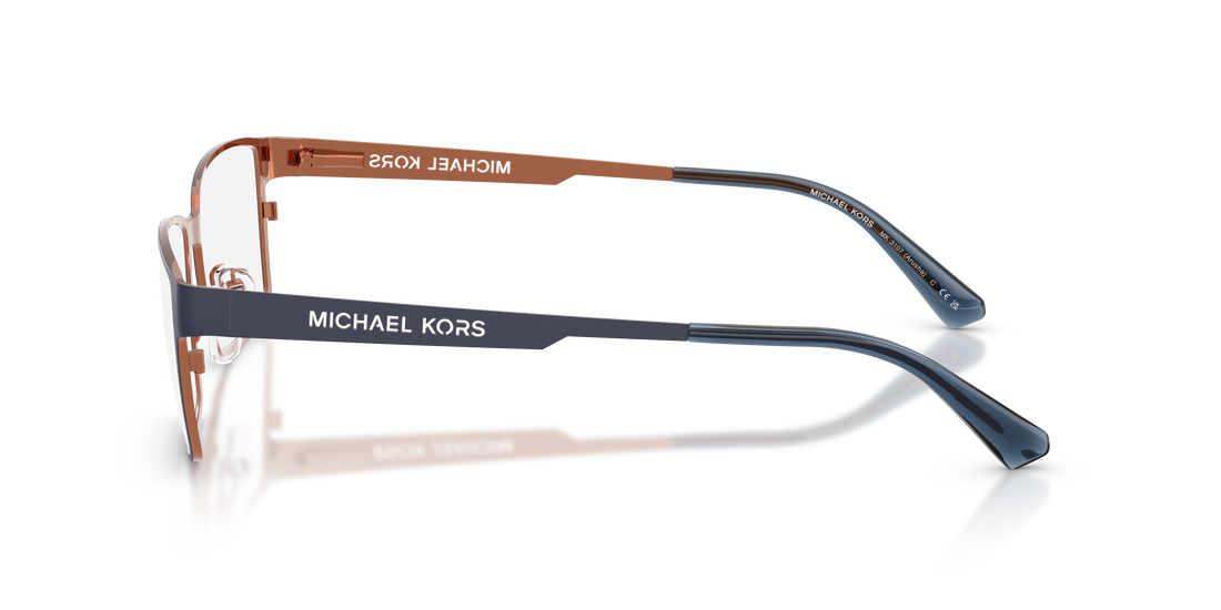 Prescription glasses michael kors mk3107 arusha 1207 azul rectangular masculino size 54mm - Detailed view