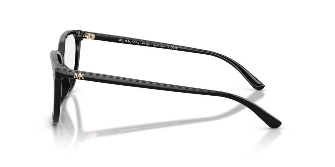 Prescription glasses michael kors mk4067u santa clara 3005 negro rectangular femenina size 57mm - Detailed view