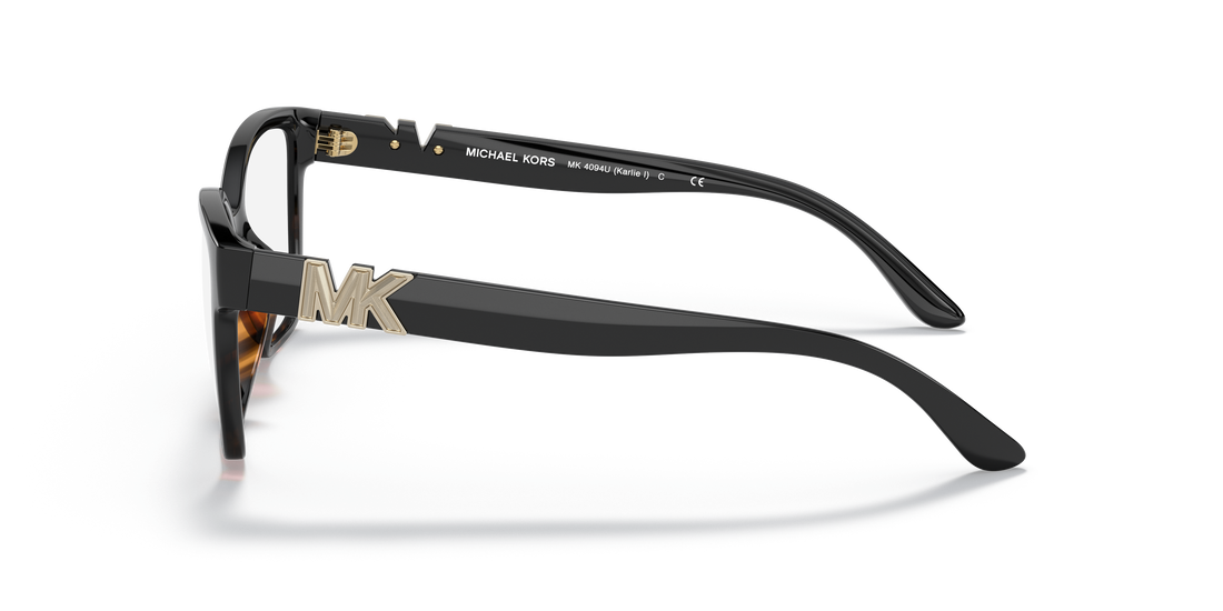 Gafas graduadas michael kors mk4094u karlie i 3912 negro square femenino talla 55mm - Vista de detalle