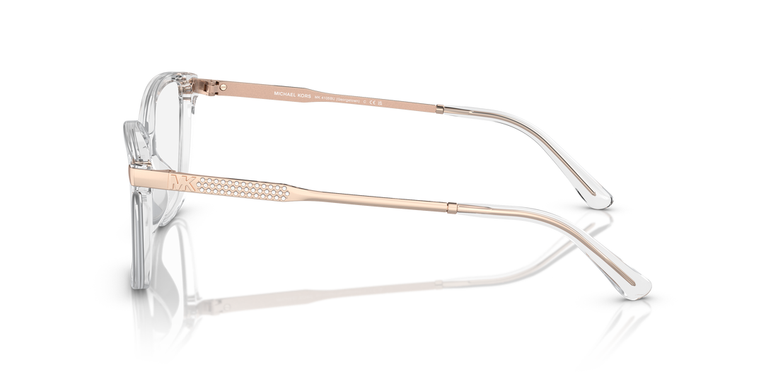 Gafas graduadas michael kors mk4105bu georgetown 3999 transparente butterfly femenino talla 56mm - Vista de detalle