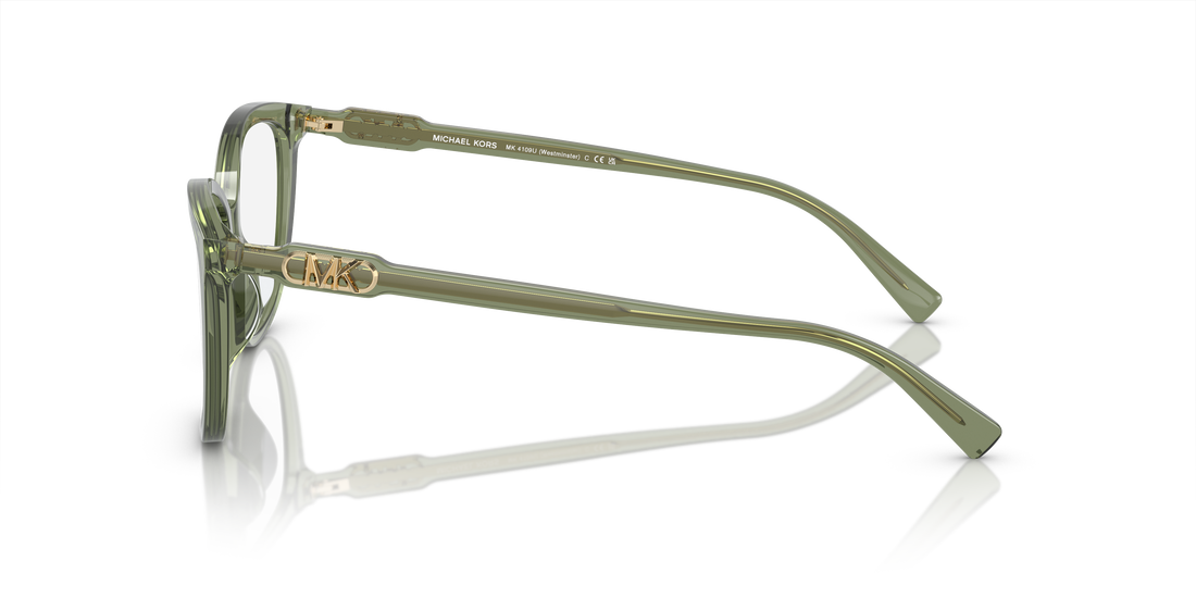 Óculos graduados michael kors mk4109u westminster 3944 femenino tamanho 54mm - Vista de detalhe