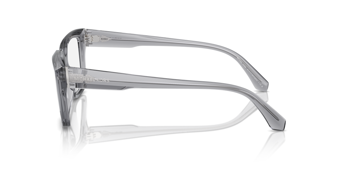 Óculos graduados michael kors mk4117u birmingham 3971 azul rectangular femenino tamanho 54mm - Vista de detalhe